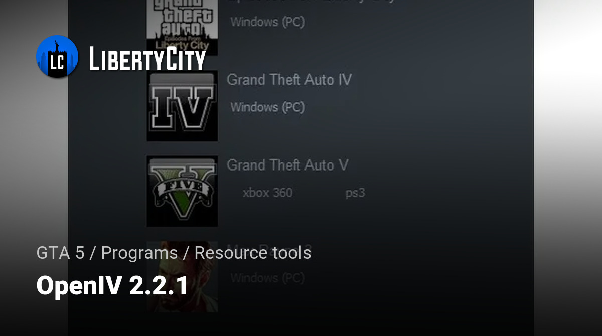 OpenIV 2.2.1