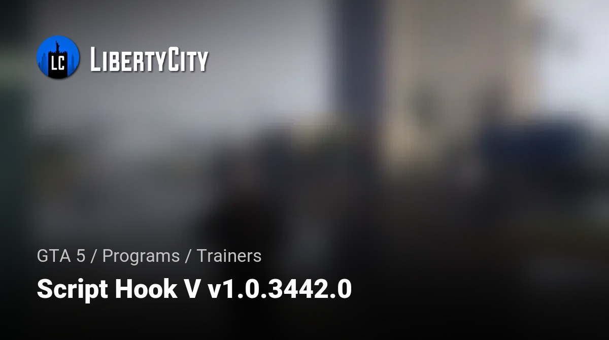 Script Hook V v1.0.3442.0