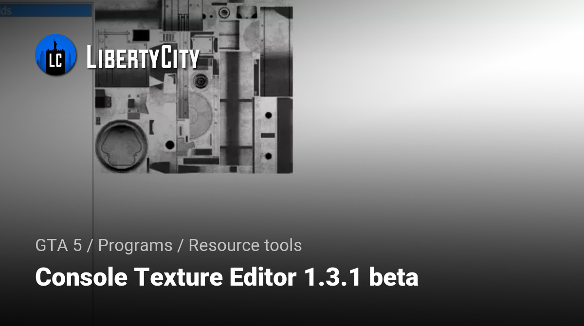 Console Texture Editor 1.3.1 beta